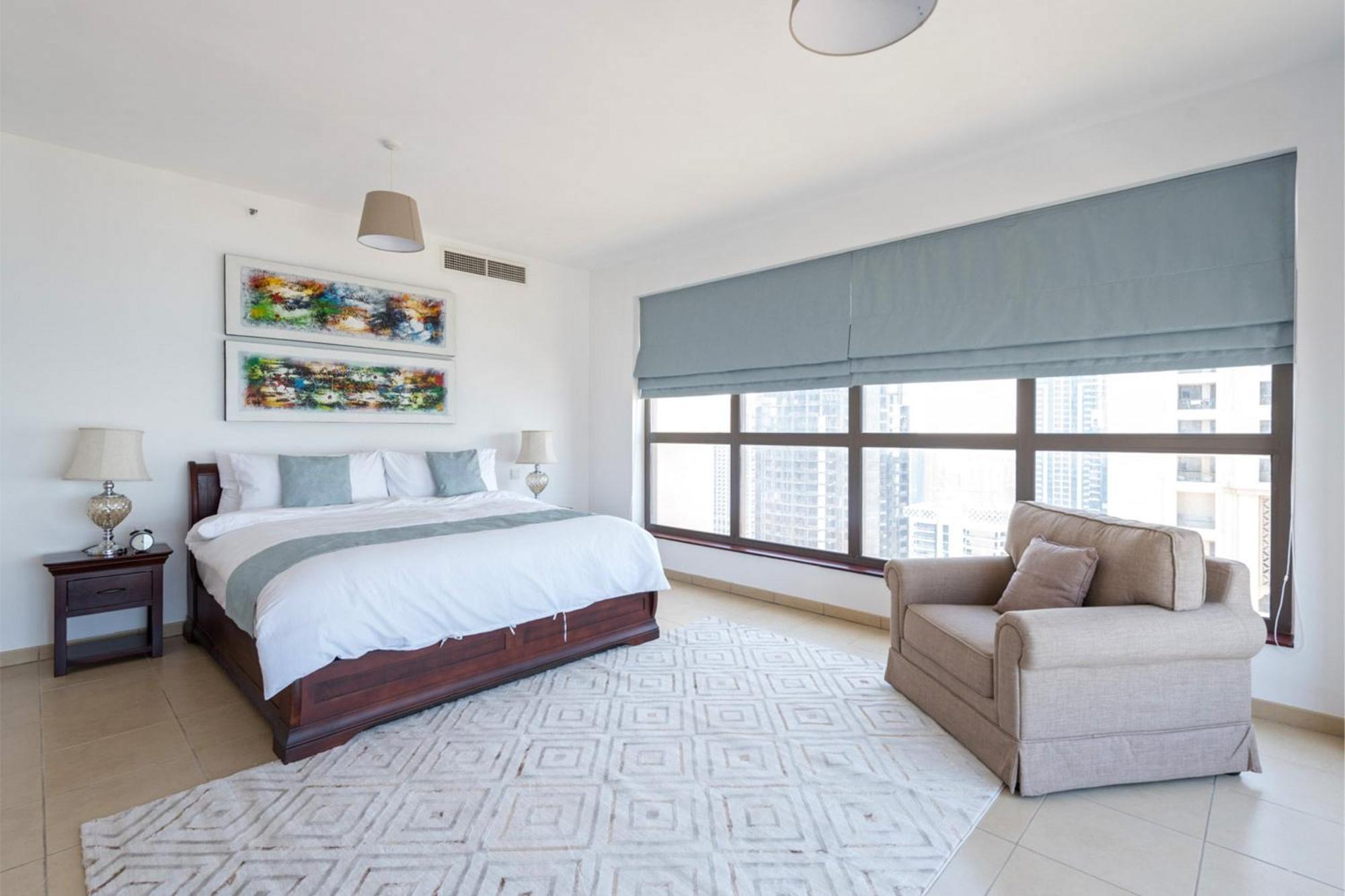 Stunning Marina & Sea View 4 Bedroom Apartment, Murjan 6 Jumeriah Beach Dubái Exterior foto