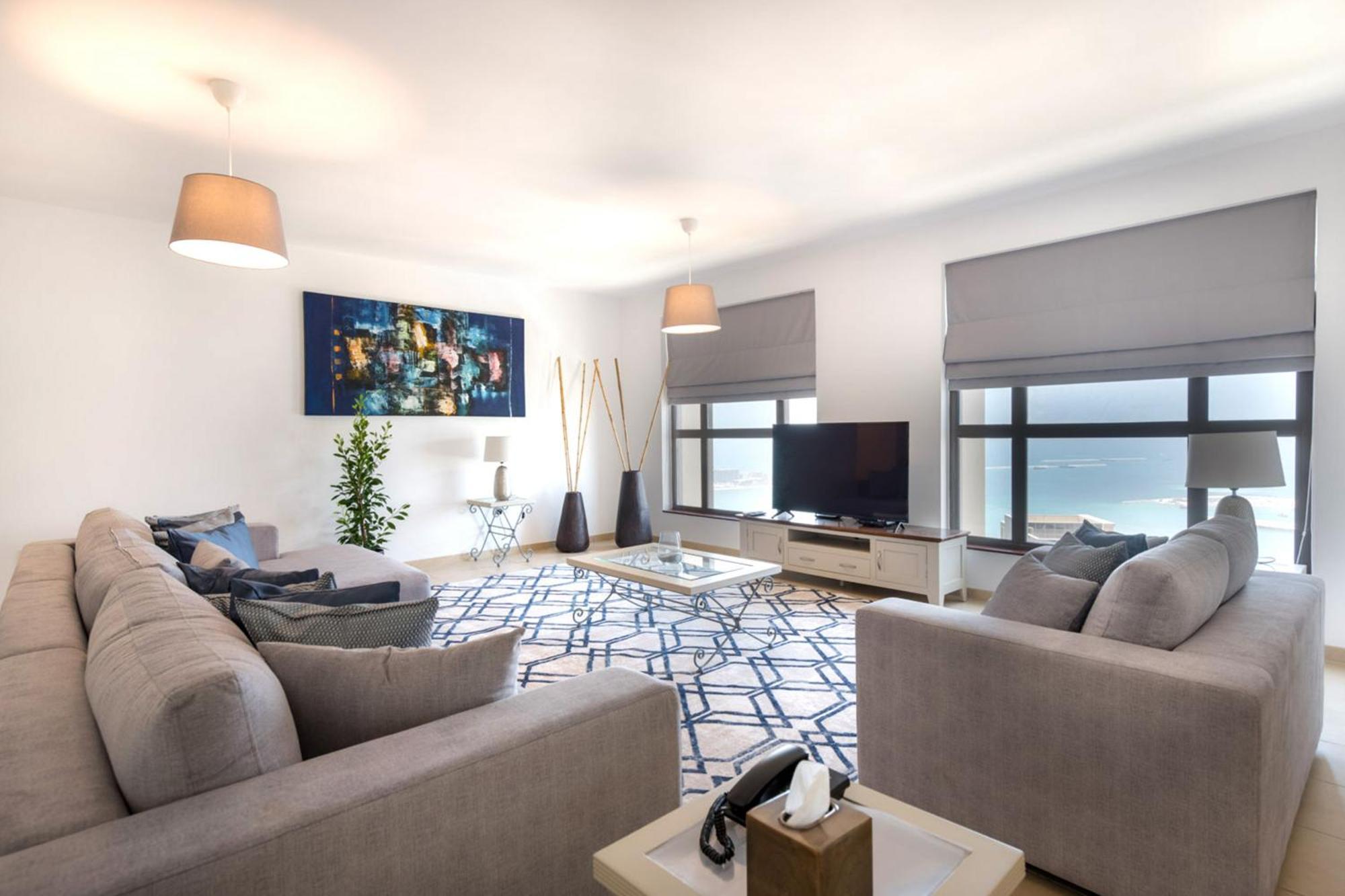 Stunning Marina & Sea View 4 Bedroom Apartment, Murjan 6 Jumeriah Beach Dubái Exterior foto